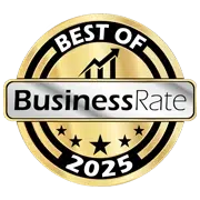 Business Rate Best of 2025 awards badge